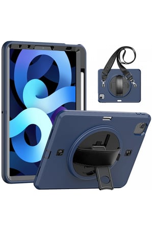 uryport Apple iPad Pro 11 (2020) Kılıf Strap-C Otterbox Tablet Kapak - Lacivert