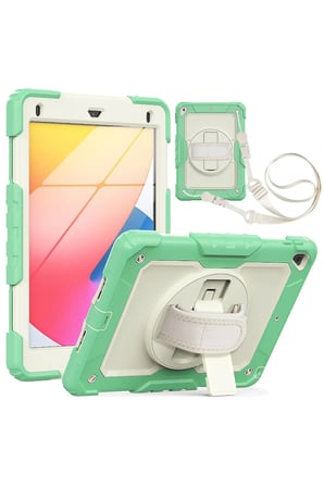 uryport Apple iPad 5 Air 9.7 Kılıf Strap New Tablet Kapak - Yeşil