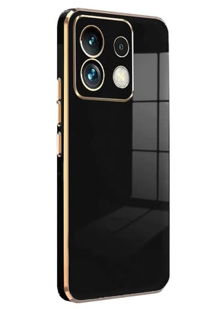 uryport Xiaomi Redmi Note 13 4G Kılıf Volet Silikon - Siyah