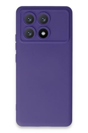 uryport Xiaomi Poco X6 Pro Kılıf Nano içi Kadife Silikon - Mor