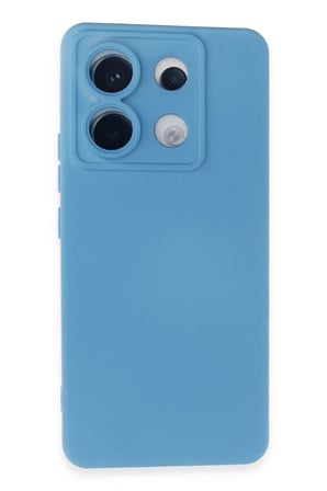 uryport Xiaomi Redmi Note 13 Pro 5G Kılıf Nano içi Kadife Silikon - Mavi