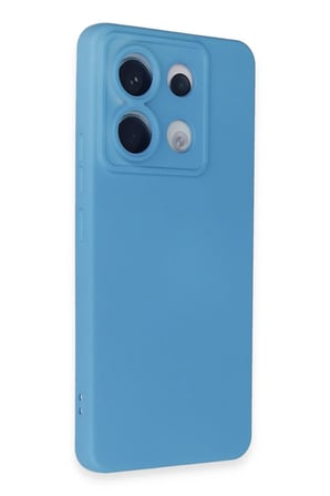 uryport Xiaomi Redmi Note 13 Pro 5G Kılıf Nano içi Kadife Silikon - Mavi