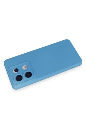 uryport Xiaomi Redmi Note 13 Pro 5G Kılıf Nano içi Kadife Silikon - Mavi
