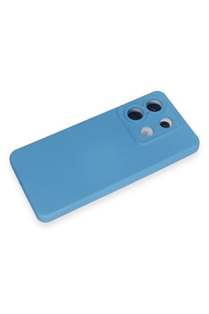 uryport Xiaomi Redmi Note 13 Pro 5G Kılıf Nano içi Kadife Silikon - Mavi