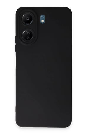uryport Xiaomi Redmi 13C Kılıf Nano içi Kadife Silikon - Siyah
