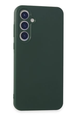 uryport Samsung Galaxy A55 5G Kılıf First Silikon - Koyu Yeşil
