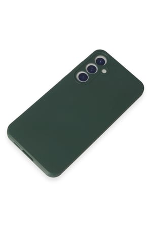uryport Samsung Galaxy A55 5G Kılıf First Silikon - Koyu Yeşil
