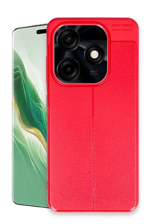 uryport Tecno Spark Go 2024 Kılıf Auto Focus Kapak - Kırmızı