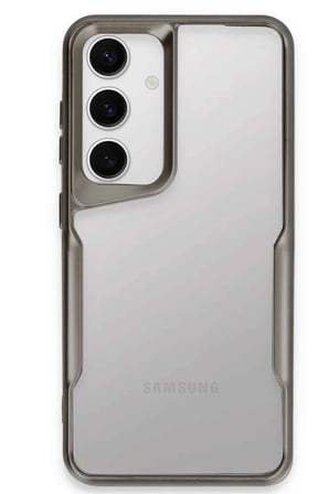 uryport Samsung Galaxy S24 Kılıf Boyi Silikon Kapak - Titan Gri