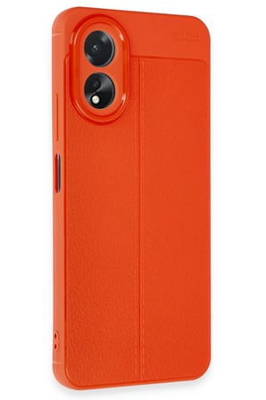 uryport Oppo A38 Kılıf Auto Focus Kapak - Kırmızı