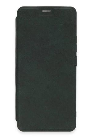 uryport Xiaomi Redmi Note 13 4G Kılıf Flip Cover - Koyu Yeşil