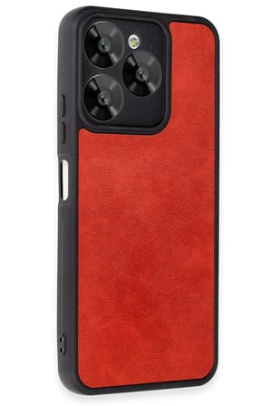 uryport General Mobile Era 30 Kılıf Aras Deri Kapak - Kırmızı