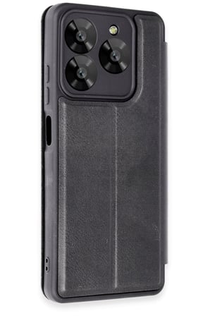 uryport General Mobile Era 50 Kılıf Flip Cover - Siyah