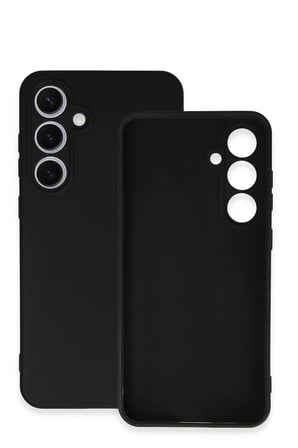 uryport Samsung Galaxy S24 FE Kılıf Nano içi Kadife Silikon - Siyah