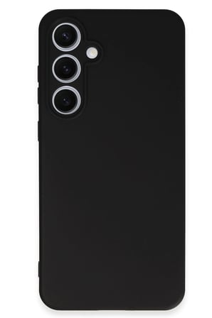 uryport Samsung Galaxy S24 FE Kılıf Nano içi Kadife Silikon - Siyah