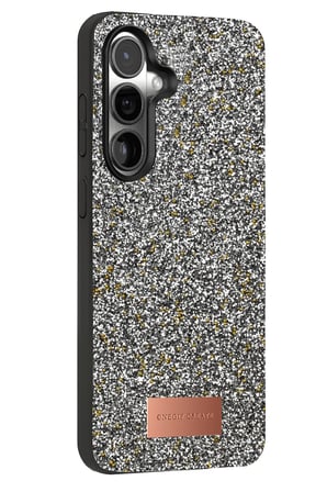 Onegif Samsung Galaxy S25 Bright Simli Kapak - Gold