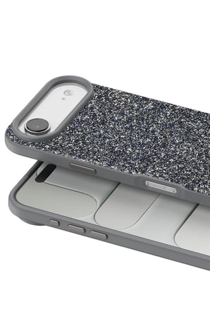Onegif Apple iPhone 17 Air Bright Simli Kapak - Gümüş