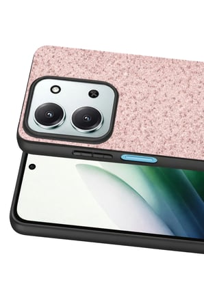 Onegif Xiaomi Redmi 15C 4G Bright Simli Kapak - Pembe