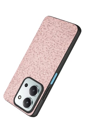 Onegif Xiaomi Redmi 15C 4G Bright Simli Kapak - Pembe