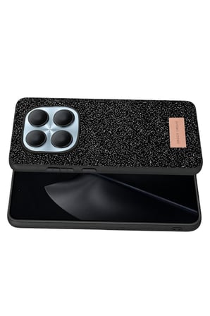 Onegif Xiaomi Redmi Note 15 4G Bright Simli Kapak - Siyah