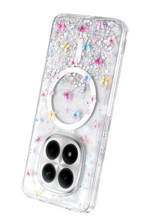 Onegif Xiaomi Redmi Note 15 Pro 5G Misk Simli Magsafe Kapak - Desen 4