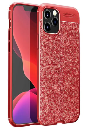 uryport Apple iPhone 12 Pro Max Kılıf Auto Focus Kapak - Kırmızı