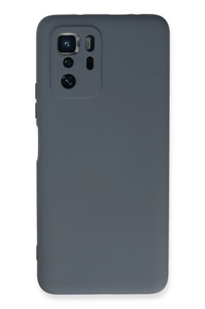uryport Xiaomi Poco X3 GT Kılıf Nano içi Kadife Silikon - Gri