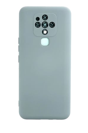 uryport Tecno Camon 16 Kılıf Nano içi Kadife Silikon - Buz Mavisi