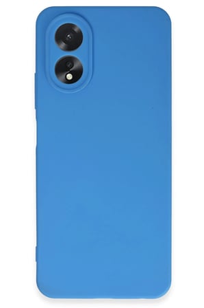 uryport Oppo A38 Kılıf First Silikon - Mavi