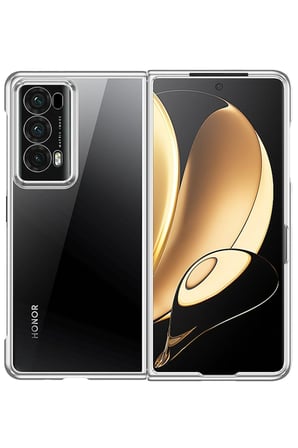 uryport Huawei Honor Magic V2 Kılıf Jasper Kapak - Gümüş