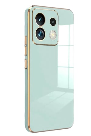 uryport Xiaomi Redmi Note 13 Pro 5G Kılıf Volet Silikon - Açık Yeşil