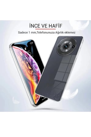 uryport Xiaomi Redmi A3 4G Kılıf Lüx Şeffaf Silikon