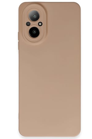 uryport Realme 12 Lite Kılıf Nano içi Kadife Silikon - Pudra
