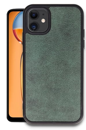 uryport Apple iPhone 11 Kılıf Aras Deri Kapak - Koyu Yeşil