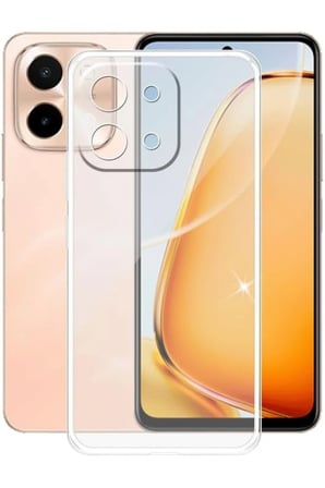 Uryport Vivo Y28 Kılıf Lüx Şeffaf Silikon