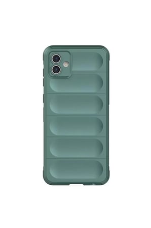 uryport Samsung Galaxy A06 Kılıf Optimum Silikon - Koyu Yeşil
