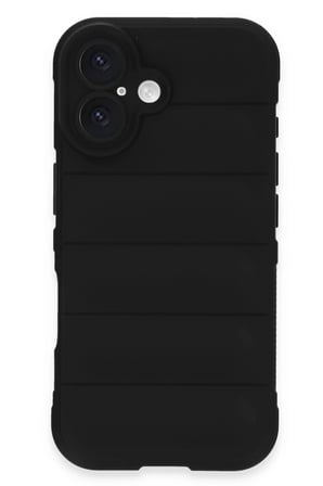 uryport Apple iPhone 16 Kılıf Optimum Silikon - Siyah