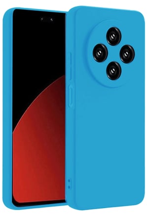 uryport Xiaomi Redmi 14C Kılıf Nano içi Kadife Silikon - Mavi