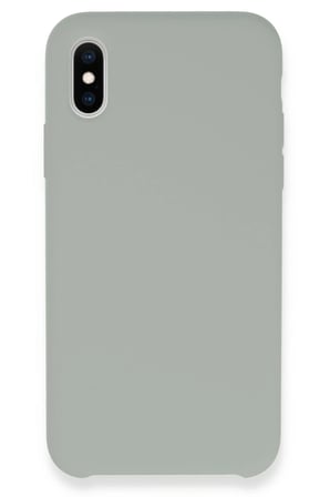 uryport Apple iPhone XS Max Kılıf Lansman Legant Silikon - Açık Gri