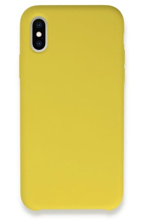 uryport Apple iPhone XS Max Kılıf Lansman Legant Silikon - Sarı