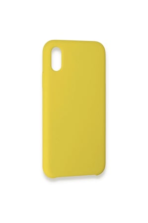 uryport Apple iPhone XS Max Kılıf Lansman Legant Silikon - Sarı