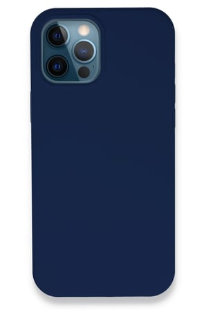 uryport Apple iPhone 12 Pro Kılıf Lansman Legant Silikon - Lacivert