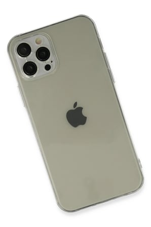 uryport Apple iPhone 12 Pro Max Kılıf Fly Lens Silikon - Şeffaf