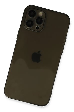 uryport Apple iPhone 12 Pro Max Kılıf Fly Lens Silikon - Siyah
