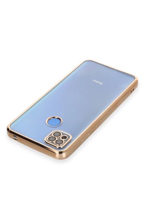 uryport Xiaomi Redmi 9C Kılıf Razer Lensli Silikon - Gold
