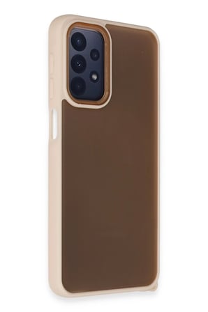uryport Samsung Galaxy A23 4G Kılıf Elegant Kapak - Pudra