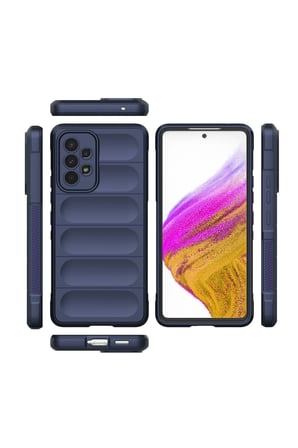 uryport Samsung Galaxy A53 5G Kılıf Optimum Silikon - Lacivert