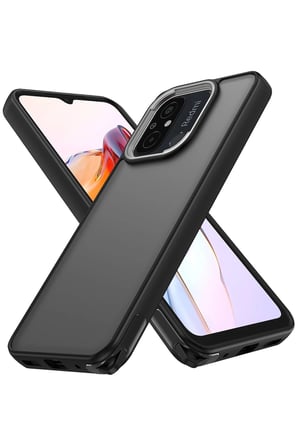 uryport Xiaomi Redmi 12C Kılıf Elegant Kapak - Siyah