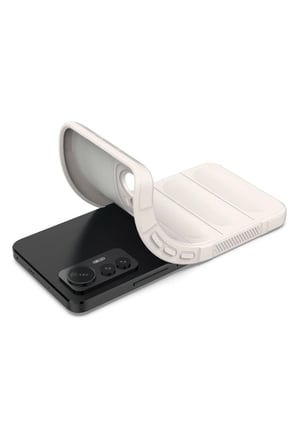 uryport Xiaomi Mi 12 Lite Kılıf Optimum Silikon - Krem