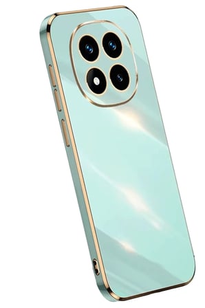 uryport Xiaomi Redmi Note 14 Pro Plus Kılıf Volet Silikon - Açık Yeşil